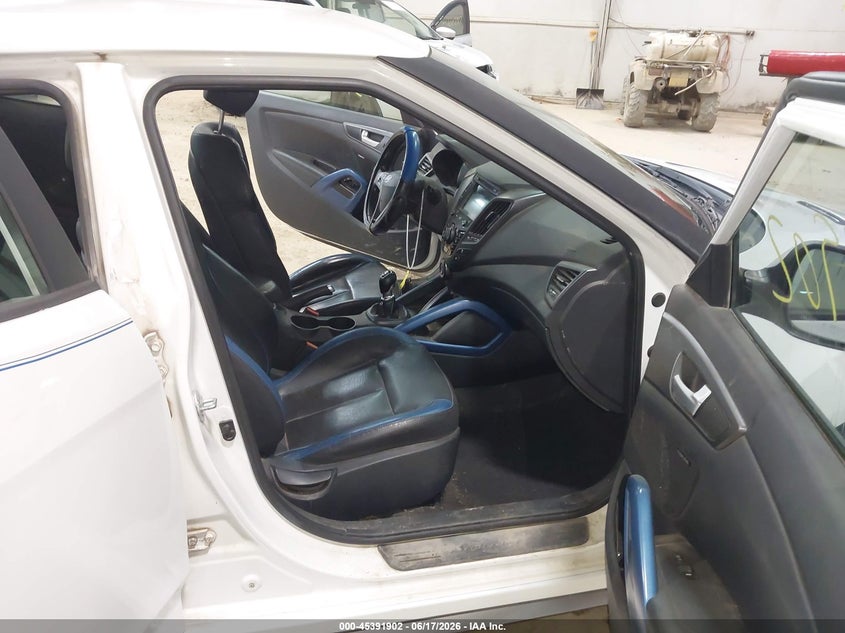 2013 Hyundai Veloster VIN KMHTC6AE8DU179027 IAAI salvage auction — FRONT END, Salvage (Pennsylvania), sold $500 on 2026-07-16 (photo 5)