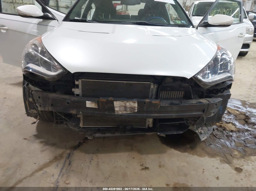 2013 Hyundai Veloster VIN KMHTC6AE8DU179027 IAAI salvage auction — FRONT END, Salvage (Pennsylvania), sold $500 on 2026-07-16 (photo 6)