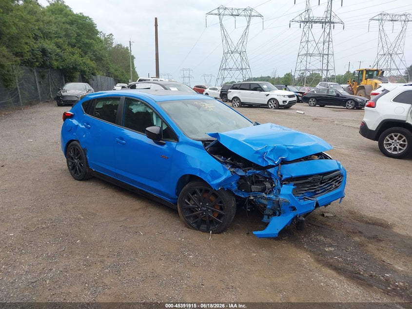 2024 Subaru Impreza VIN JF1GUHJC3R8868007 IAAI salvage auction — RIGHT FRONT, Salvage Title, sold $1,200 on 2026-08-01 (photo 6)