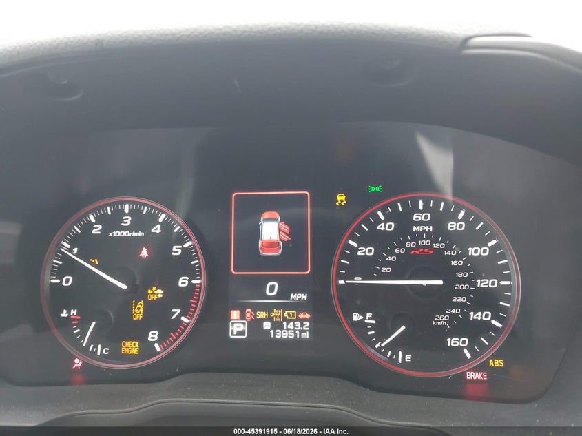 2024 Subaru Impreza VIN JF1GUHJC3R8868007 IAAI salvage auction — RIGHT FRONT, Salvage Title, sold $1,200 on 2026-08-01 (photo 7)