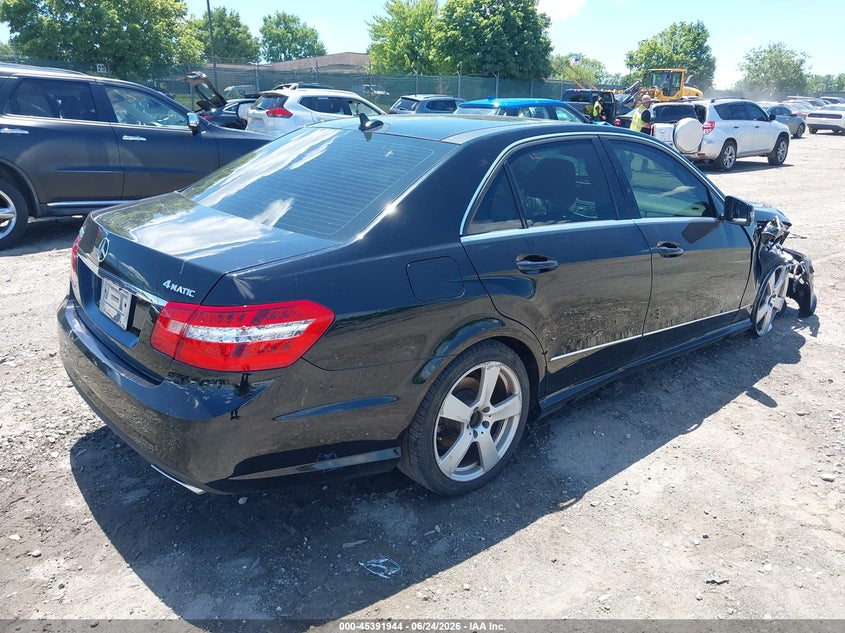 2011 Mercedes-benz E-class VIN WDDHF8HB2BA487100 IAAI salvage auction — RIGHT FRONT, Salvage (Pennsylvania), sold $25 on 2026-07-24 (photo 4)