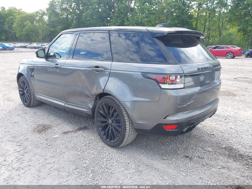 2017 Land rover Range rover sport VIN SALWZ2FE2HA142931 IAAI salvage auction — LEFT SIDE, Mv-907A (New York), sold $2,050 on 2026-07-28 (photo 3)