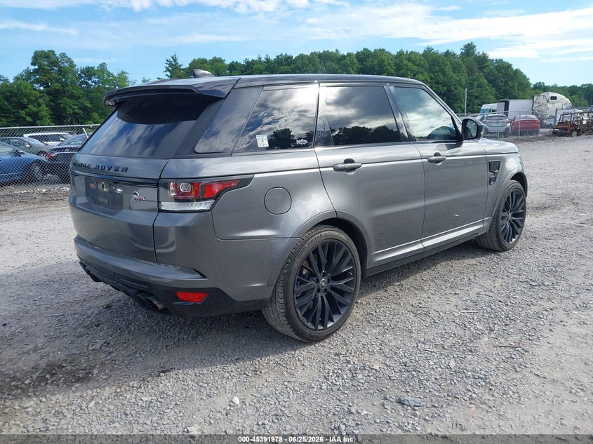 2017 Land rover Range rover sport VIN SALWZ2FE2HA142931 IAAI salvage auction — LEFT SIDE, Mv-907A (New York), sold $2,050 on 2026-07-28 (photo 4)