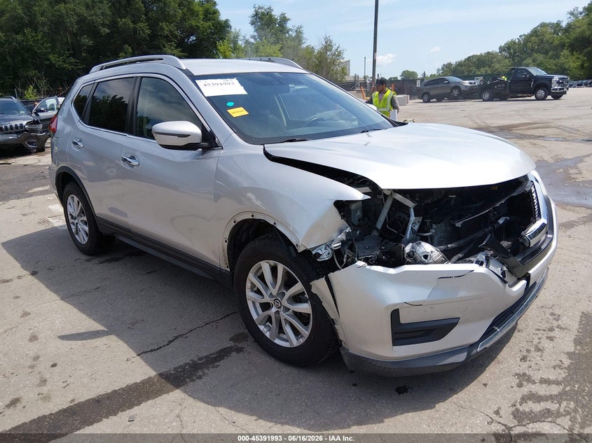 2017 Nissan Rogue VIN KNMAT2MV8HP578833 IAAI salvage auction — FRONT END, Salvage (Kansas), sold $1,400 on 2026-07-15 (photo 1)
