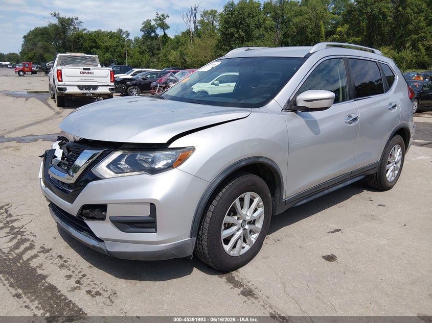 2017 Nissan Rogue VIN KNMAT2MV8HP578833 IAAI salvage auction — FRONT END, Salvage (Kansas), sold $1,400 on 2026-07-15 (photo 2)