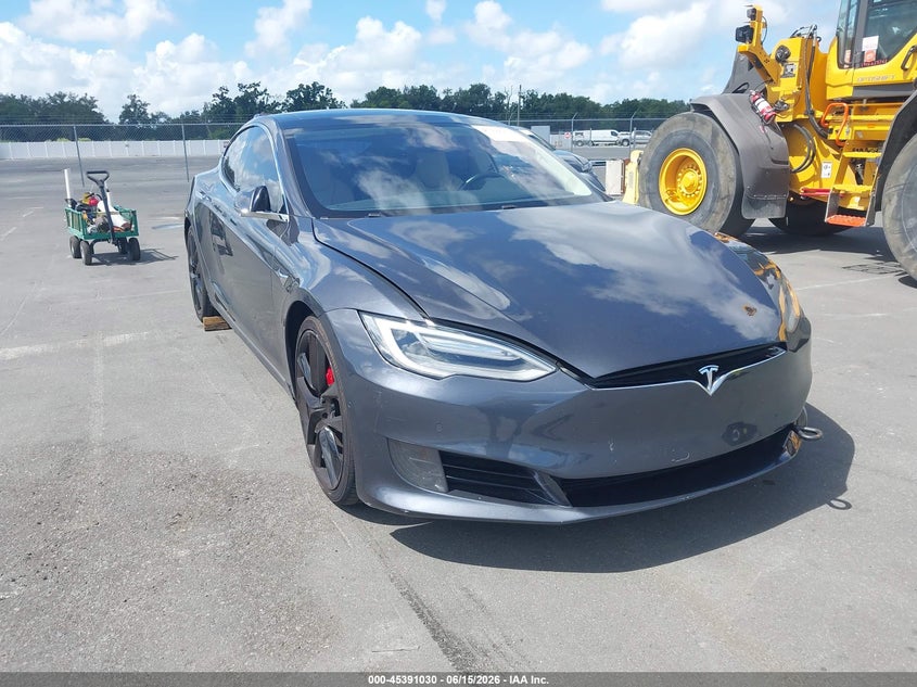 2017 Tesla Model s VIN 5YJSA1E29HF190870 IAAI salvage auction — FRONT END, Clear (Montana), sold $3,700 on 2026-07-29 (photo 1)