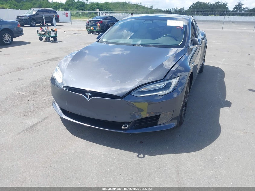 2017 Tesla Model s VIN 5YJSA1E29HF190870 IAAI salvage auction — FRONT END, Clear (Montana), sold $3,700 on 2026-07-29 (photo 2)