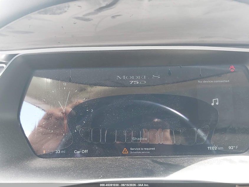 2017 Tesla Model s VIN 5YJSA1E29HF190870 IAAI salvage auction — FRONT END, Clear (Montana), sold $3,700 on 2026-07-29 (photo 7)