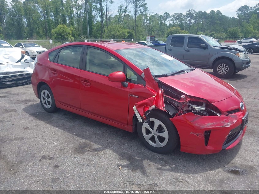 2015 Toyota Prius VIN JTDKN3DU9F0432202 IAAI salvage auction — FRONT END, Rebuildable (Florida), sold $2,750 on 2026-07-28 (photo 1)