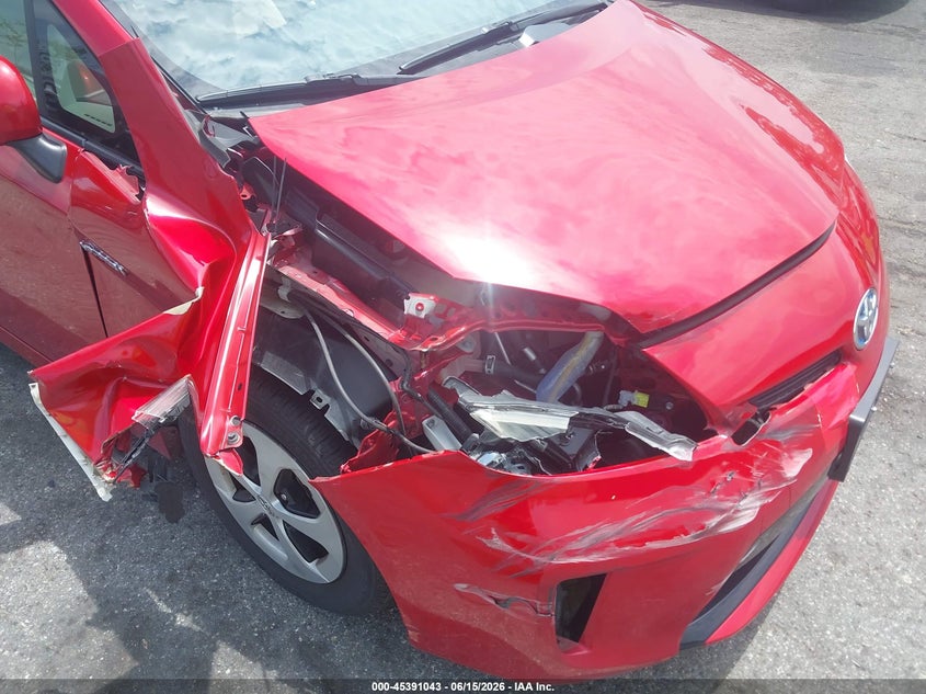 2015 Toyota Prius VIN JTDKN3DU9F0432202 IAAI salvage auction — FRONT END, Rebuildable (Florida), sold $2,750 on 2026-07-28 (photo 6)