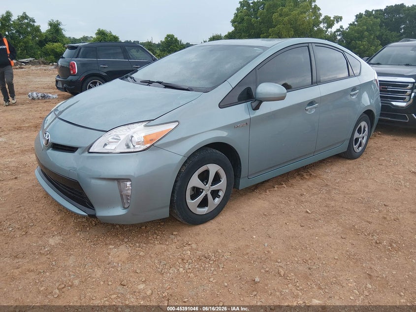 2015 Toyota Prius VIN JTDKN3DU6F1875031 IAAI salvage auction — HAIL, Clear (Missouri), sold $4,750 on 2026-07-13 (photo 2)