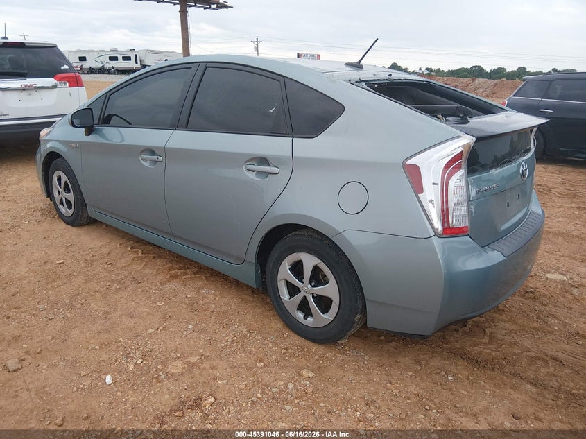 2015 Toyota Prius VIN JTDKN3DU6F1875031 IAAI salvage auction — HAIL, Clear (Missouri), sold $4,750 on 2026-07-13 (photo 3)