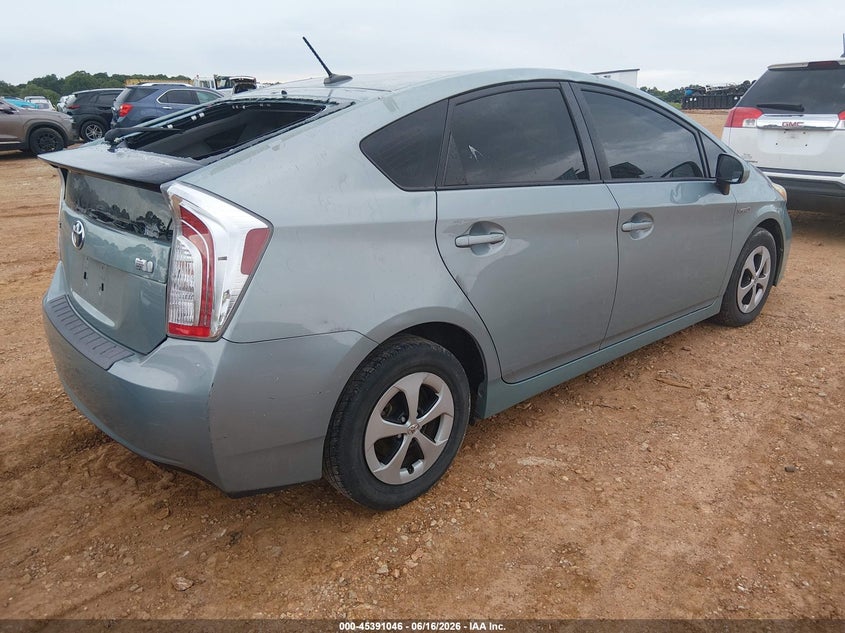 2015 Toyota Prius VIN JTDKN3DU6F1875031 IAAI salvage auction — HAIL, Clear (Missouri), sold $4,750 on 2026-07-13 (photo 4)