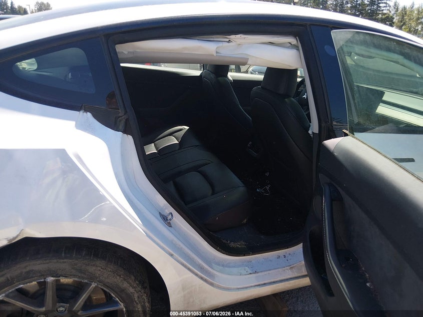 2023 Tesla Model 3 VIN 5YJ3E1EA1PF576312 IAAI salvage auction — FRONT & REAR, Salvage Title, sold $2,050 on 2026-07-29 (photo 8)
