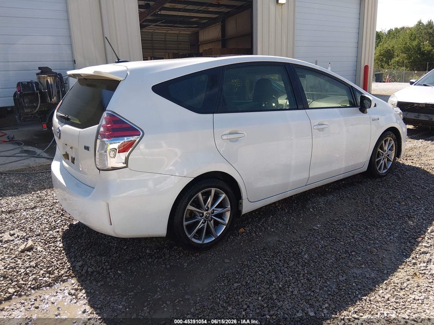 2015 Toyota Prius v VIN JTDZN3EUXFJ029062 IAAI salvage auction — NORMAL WEAR, Enterprise Vehicles Clear Only (Alabama), sold $4,300 on 2026-07-06 (photo 4)
