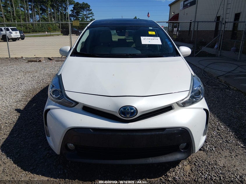 2015 Toyota Prius v VIN JTDZN3EUXFJ029062 IAAI salvage auction — NORMAL WEAR, Enterprise Vehicles Clear Only (Alabama), sold $4,300 on 2026-07-06 (photo 6)