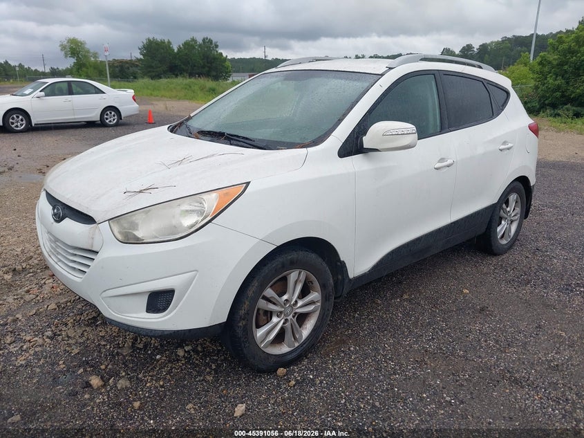 2012 Hyundai Tucson VIN KM8JUCAC8CU472667 IAAI salvage auction — NORMAL WEAR, Clear (Tennessee), sold $75 on 2026-07-08 (photo 2)