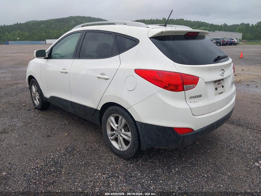 2012 Hyundai Tucson VIN KM8JUCAC8CU472667 IAAI salvage auction — NORMAL WEAR, Clear (Tennessee), sold $75 on 2026-07-08 (photo 3)