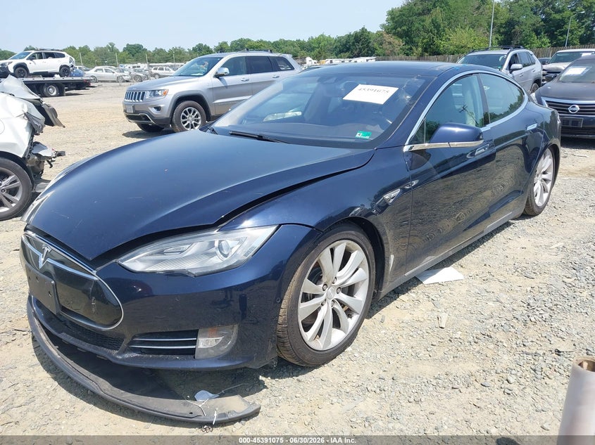 2014 Tesla Model s VIN 5YJSA1H13EFP53815 IAAI salvage auction — FRONT END, Clear (Virginia), sold $1,950 on 2026-07-20 (photo 2)