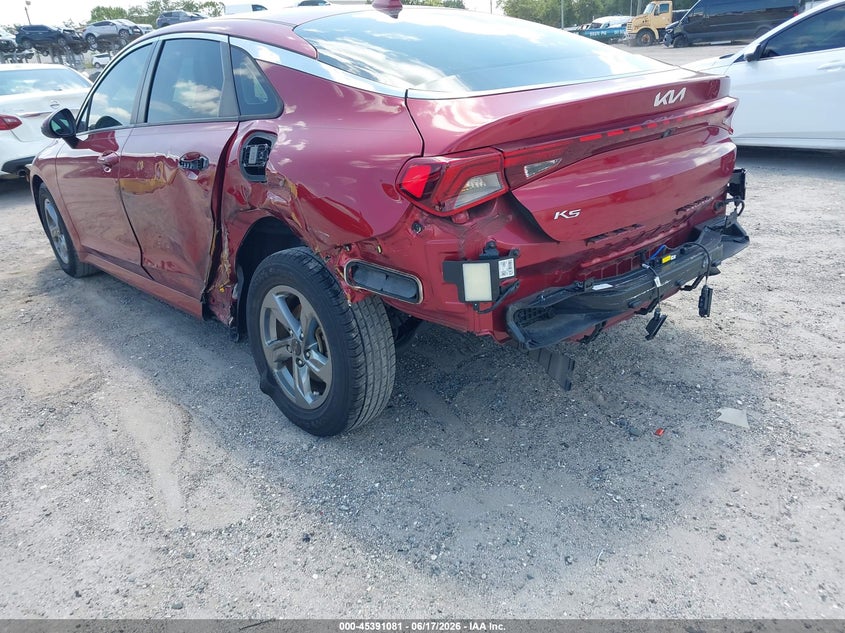 2022 Kia K5 VIN 5XXG14J22NG122853 IAAI salvage auction — LEFT REAR, Rebuildable (Florida), sold $3,725 on 2026-07-14 (photo 6)