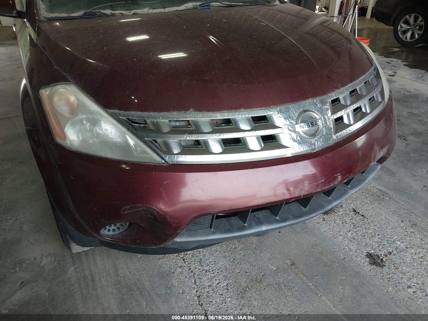 2005 Nissan Murano VIN JN8AZ08T45W315434 IAAI salvage auction — NORMAL WEAR, Original (Alaska), sold $225 on 2026-07-10 (photo 6)
