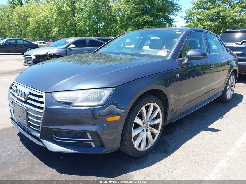 2018 Audi A4 VIN WAUDNAF41JN001520 IAAI salvage auction — RIGHT SIDE, Clear (New Jersey), sold $2,700 on 2026-07-20 (photo 2)