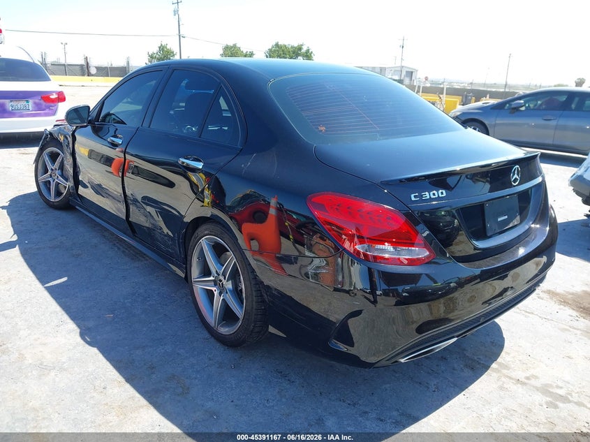 2018 Mercedes-benz C-klasse VIN WDDWF4JB4JR423988 IAAI salvage auction — LEFT FRONT, Salvage (California), sold $7,300 on 2026-08-06 (photo 3)