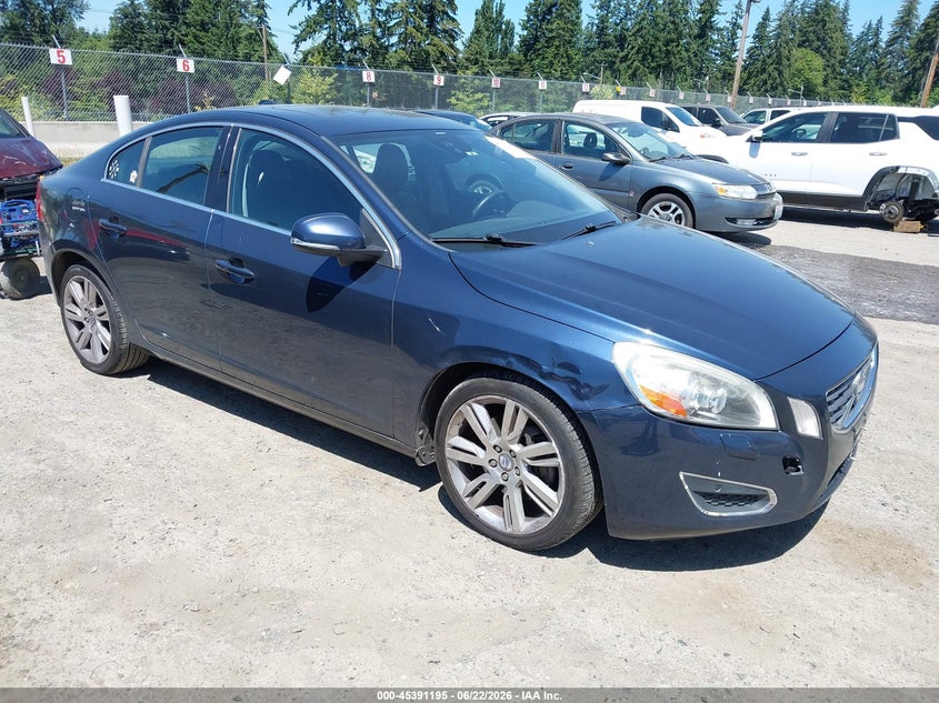 2013 Volvo S60 VIN YV1612FH4D2185125 IAAI salvage auction — NORMAL WEAR, Clear (Washington), sold $550 on 2026-07-08 (photo 1)
