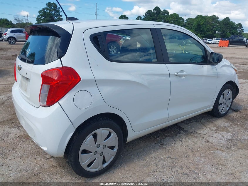 2017 Chevrolet Spark VIN KL8CB6SA7HC826279 IAAI salvage auction — NORMAL WEAR, Original (Texas), sold $775 on 2026-07-23 (photo 4)