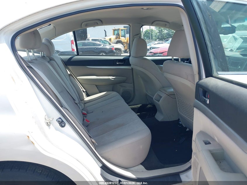 2014 Subaru LEGACY VIN 4S3BMBC62E3011497 IAAI salvage auction — NORMAL WEAR, Clear (New York), sold $200 on 2026-07-20 (photo 8)