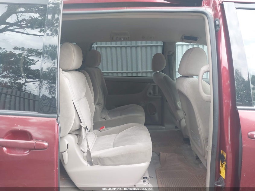 2008 Toyota Sienna VIN 5TDZK23C88S101542 IAAI salvage auction — FRONT & REAR, Clear (New York), sold $1,050 on 2026-07-29 (photo 8)