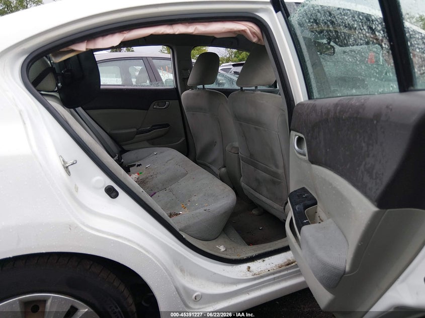 2012 Honda Civic VIN 2HGFB2F53CH561023 IAAI salvage auction — FRONT END, Salvage Title, sold $275 on 2026-07-17 (photo 8)