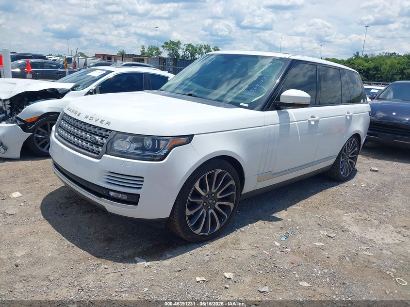 2014 Land rover RANGE ROVER VIN SALGS2WF7EA167630 IAAI salvage auction — NORMAL WEAR, Clear (Montana), sold $1,350 on 2026-07-30 (photo 2)