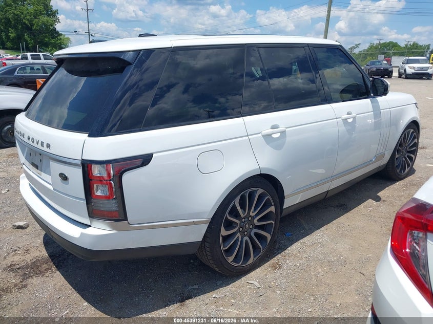 2014 Land rover RANGE ROVER VIN SALGS2WF7EA167630 IAAI salvage auction — NORMAL WEAR, Clear (Montana), sold $1,350 on 2026-07-30 (photo 4)