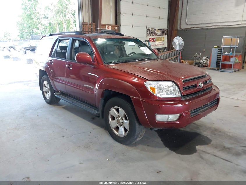 2005 Toyota 4runner VIN JTEBT17R958026434 IAAI salvage auction — NORMAL WEAR, Clear (Connecticut), sold $1,400 on 2026-07-15 (photo 1)