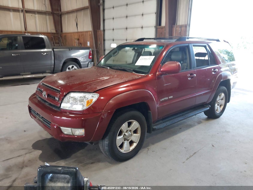 2005 Toyota 4runner VIN JTEBT17R958026434 IAAI salvage auction — NORMAL WEAR, Clear (Connecticut), sold $1,400 on 2026-07-15 (photo 2)