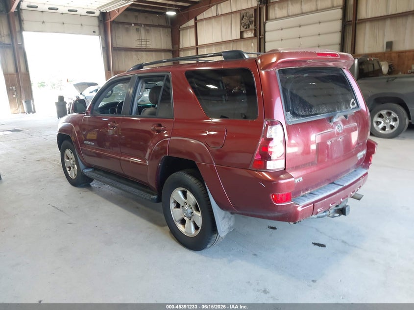 2005 Toyota 4runner VIN JTEBT17R958026434 IAAI salvage auction — NORMAL WEAR, Clear (Connecticut), sold $1,400 on 2026-07-15 (photo 3)