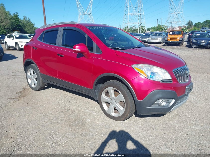 2015 Buick Encore VIN KL4CJFSBXFB212889 IAAI salvage auction — NORMAL WEAR, Clear (Pennsylvania), sold $400 on 2026-07-24 (photo 1)