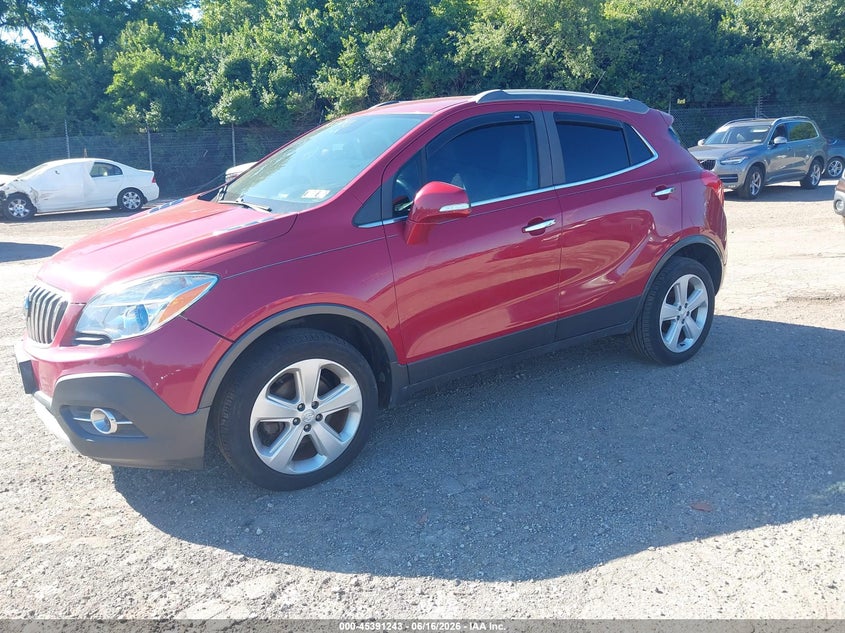 2015 Buick Encore VIN KL4CJFSBXFB212889 IAAI salvage auction — NORMAL WEAR, Clear (Pennsylvania), sold $400 on 2026-07-24 (photo 2)
