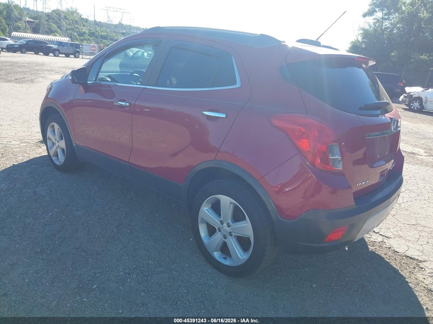 2015 Buick Encore VIN KL4CJFSBXFB212889 IAAI salvage auction — NORMAL WEAR, Clear (Pennsylvania), sold $400 on 2026-07-24 (photo 3)