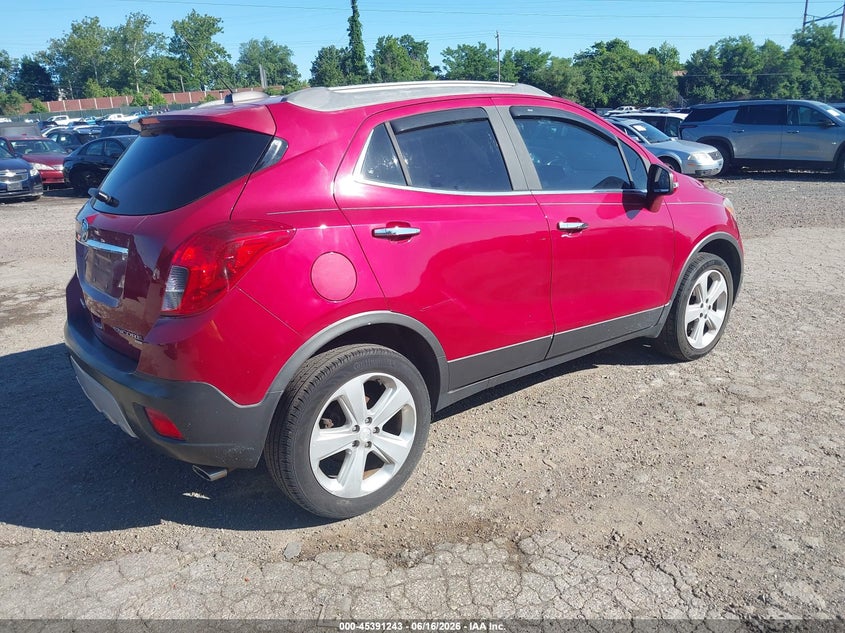2015 Buick Encore VIN KL4CJFSBXFB212889 IAAI salvage auction — NORMAL WEAR, Clear (Pennsylvania), sold $400 on 2026-07-24 (photo 4)
