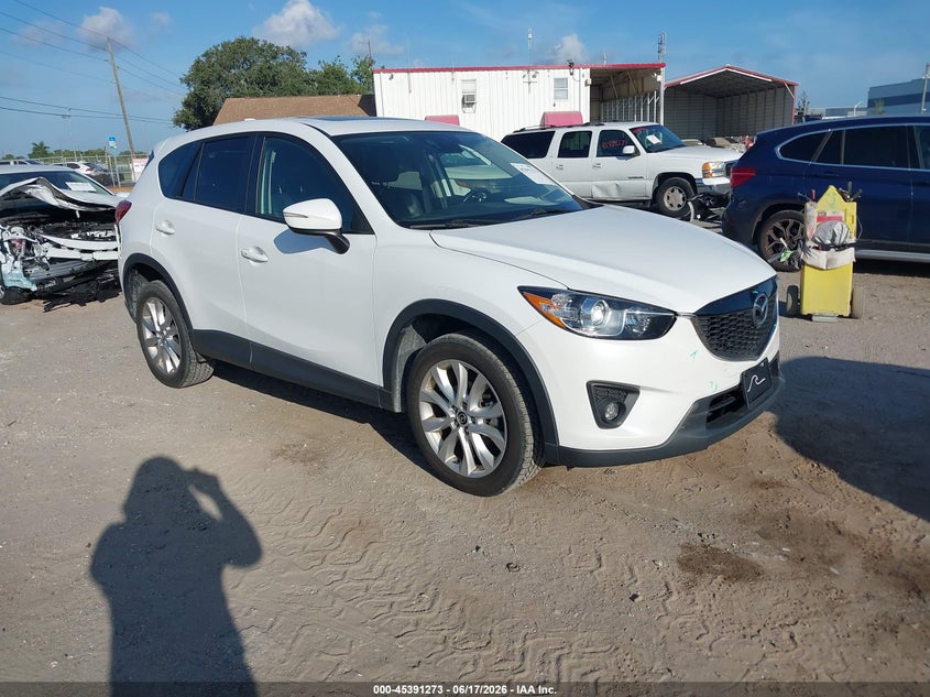 2015 Mazda Cx-5 VIN JM3KE4DY6F0502349 IAAI salvage auction — REAR END, Rebuildable (Florida), sold $3,450 on 2026-07-10 (photo 1)
