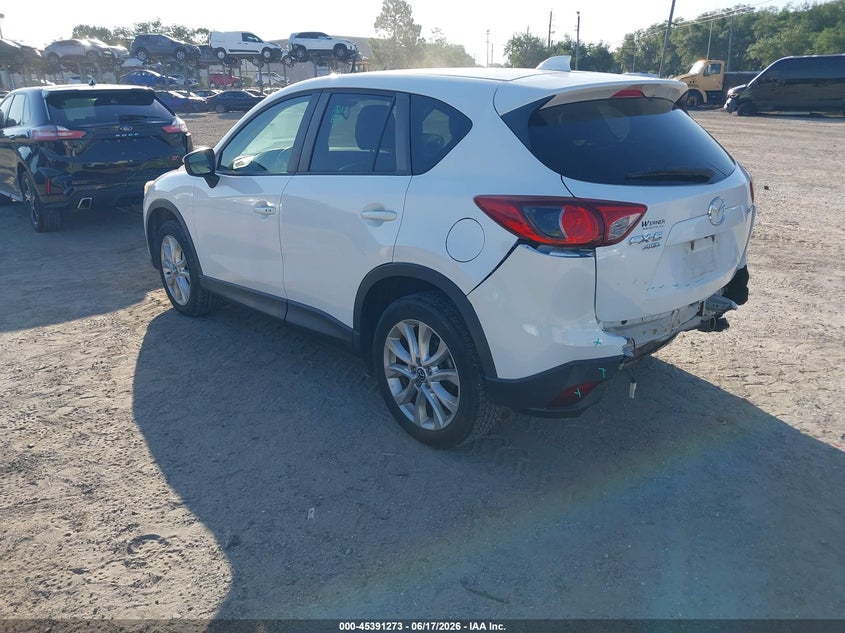 2015 Mazda Cx-5 VIN JM3KE4DY6F0502349 IAAI salvage auction — REAR END, Rebuildable (Florida), sold $3,450 on 2026-07-10 (photo 3)
