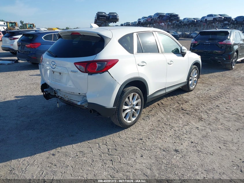 2015 Mazda Cx-5 VIN JM3KE4DY6F0502349 IAAI salvage auction — REAR END, Rebuildable (Florida), sold $3,450 on 2026-07-10 (photo 4)