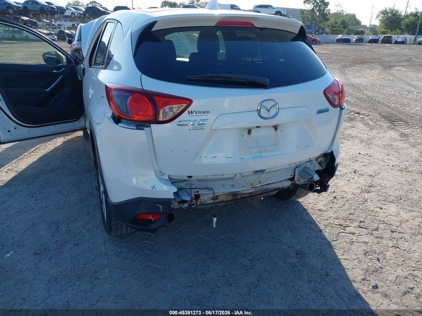 2015 Mazda Cx-5 VIN JM3KE4DY6F0502349 IAAI salvage auction — REAR END, Rebuildable (Florida), sold $3,450 on 2026-07-10 (photo 6)