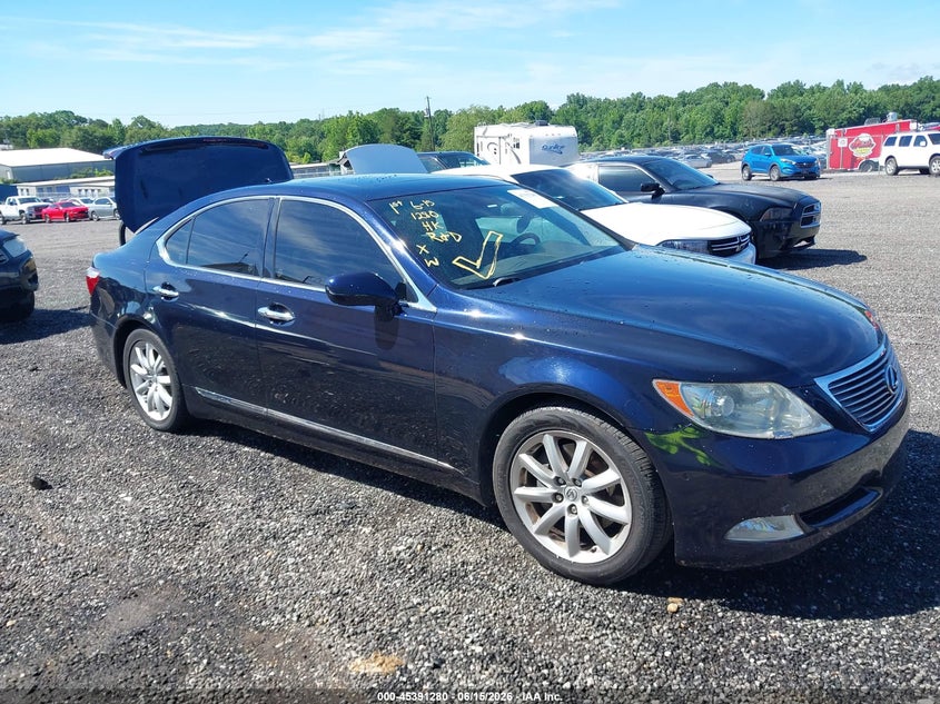 2008 Lexus Ls 460 VIN JTHBL46F985055210 IAAI salvage auction — NORMAL WEAR, Repossession Paperwork (South Carolina), sold $925 on 2026-07-21 (photo 1)