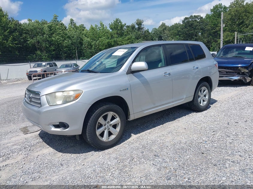 2009 Toyota Highlander VIN JTEEW41A192029930 IAAI salvage auction — NORMAL WEAR, Original (Kentucky), sold $1,800 on 2026-07-28 (photo 2)