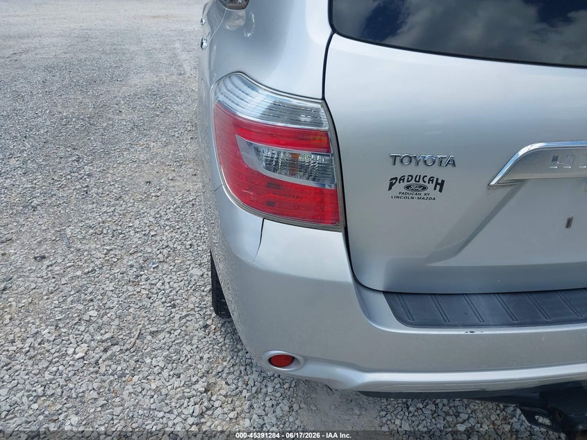 2009 Toyota Highlander VIN JTEEW41A192029930 IAAI salvage auction — NORMAL WEAR, Original (Kentucky), sold $1,800 on 2026-07-28 (photo 6)