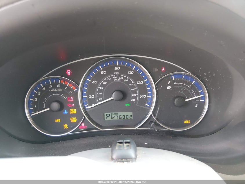 2010 Subaru Forester VIN JF2SH6AC4AH796799 IAAI salvage auction — NORMAL WEAR, Original (Texas), sold $275 on 2026-07-06 (photo 7)