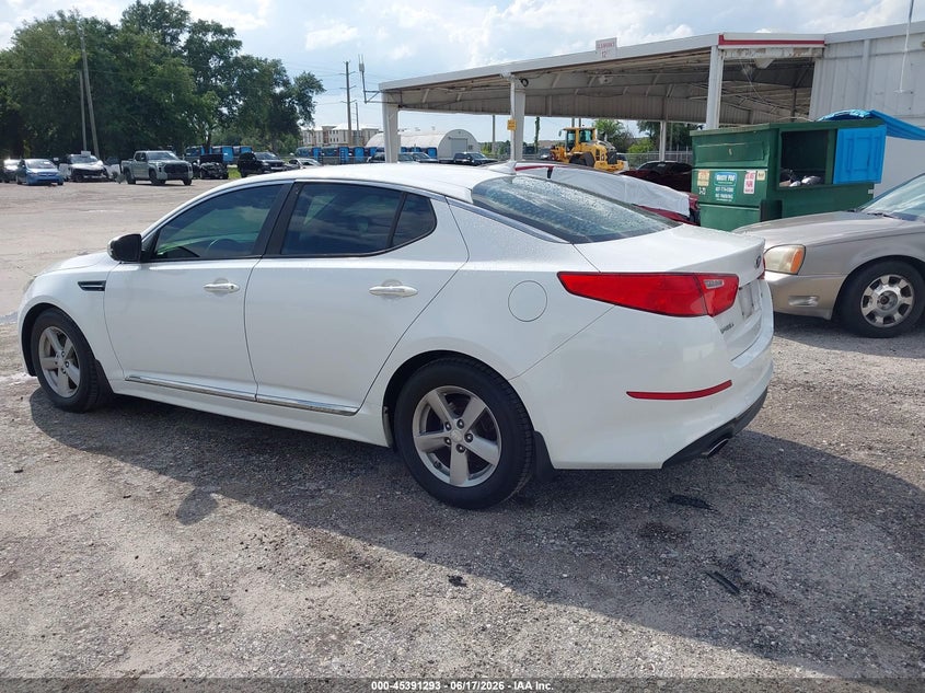 2014 Kia Optima VIN 5XXGM4A75EG333676 IAAI salvage auction — NORMAL WEAR, Clear (Florida), sold $1,050 on 2026-07-29 (photo 3)